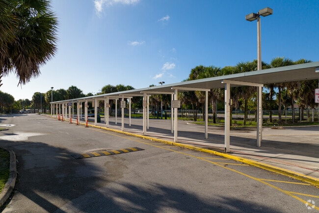 Westward Elementary has a designated pickup/drop off area.