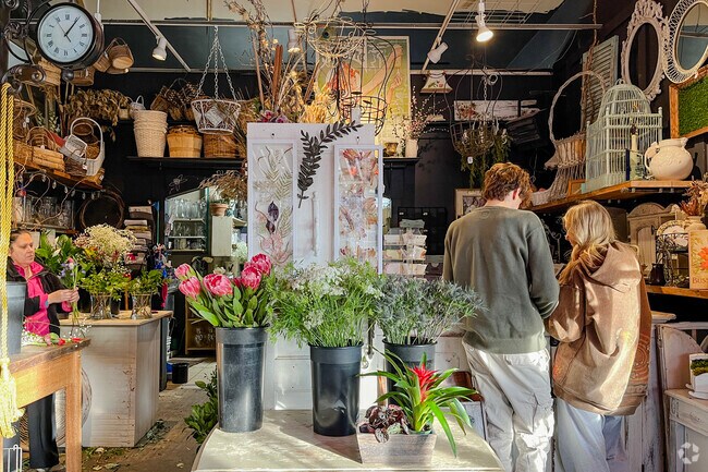 Students in Libertyville buy their corsages for Prom at Buss Flower Shop.