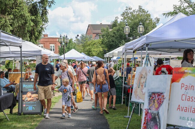 There are many vendors to visit during the Winchester Farmers Market near North Main.