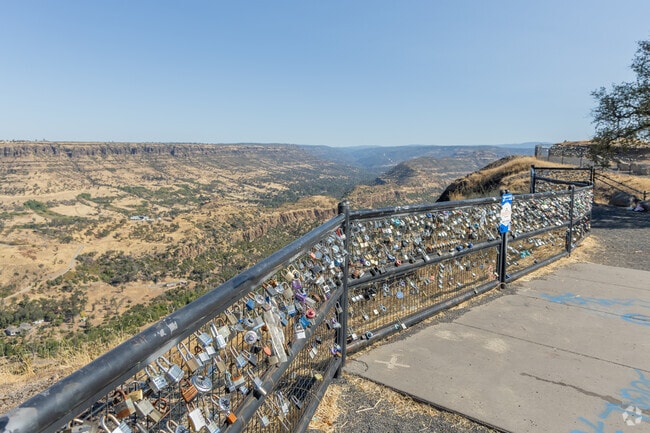 At the Butte Creek Watershed Overlook, residents can look at Paradise.