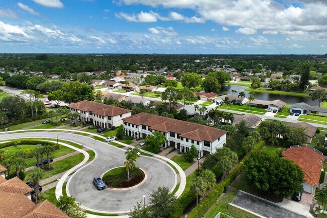 Aerial view of Willoughby neighborhood.