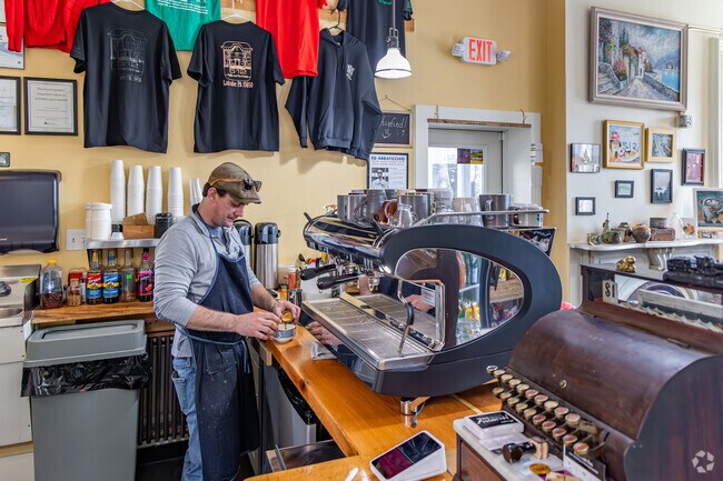 Come to 512 Coffee and Ice Cream located in one of the oldest buildings in Latrobe.