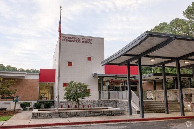 A wide shot for Continental Colony Elementary School.
