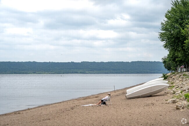 Residents enjoy visiting the beach at Ohuta Park year-round.