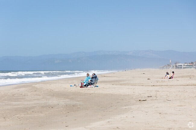 Many locals in Sea Air head to Oxnard beach.