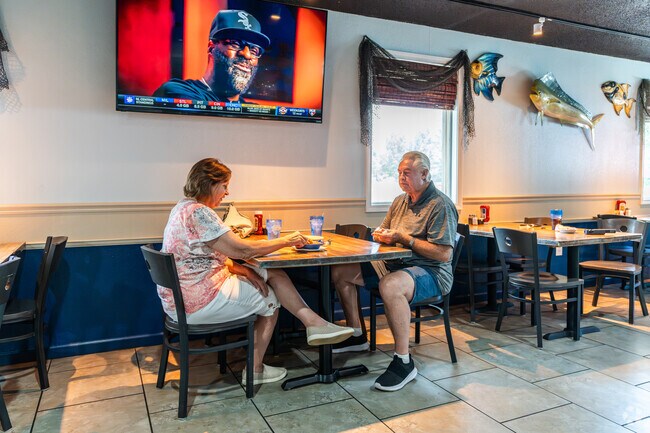 Strickland's Seafood is a popular dining spot with residents of Cruse.