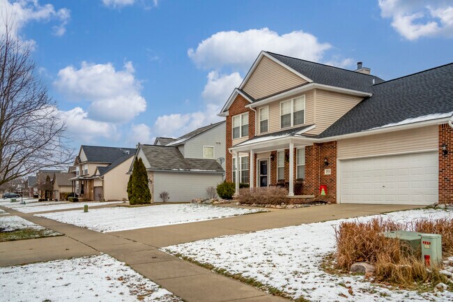 Homes neatly line the streets of Howell.