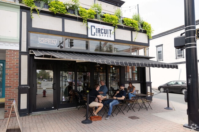 Circuit Coffee is a hopping spot in the Gas Light district of Westfield, MA.