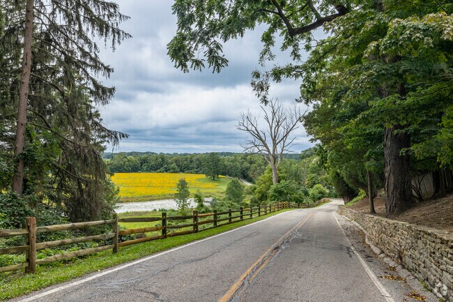 Waite Hill is known for its ample green space, much of which is protected preserve land.
