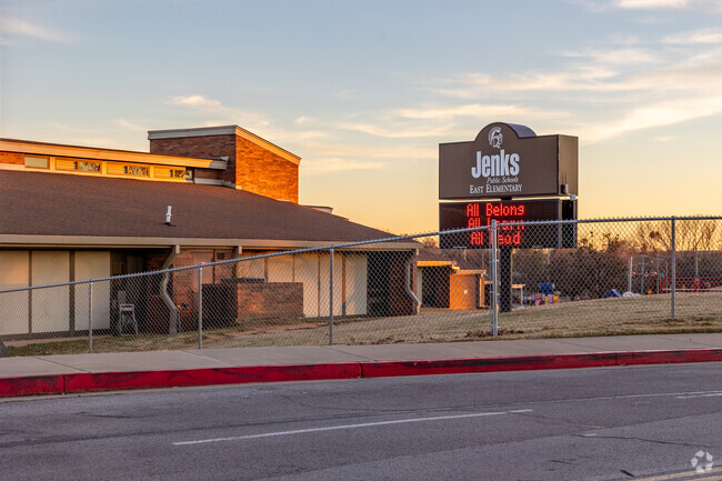 Kids can participate in a variety of competitive athletic programs at Jenks East Elementary.