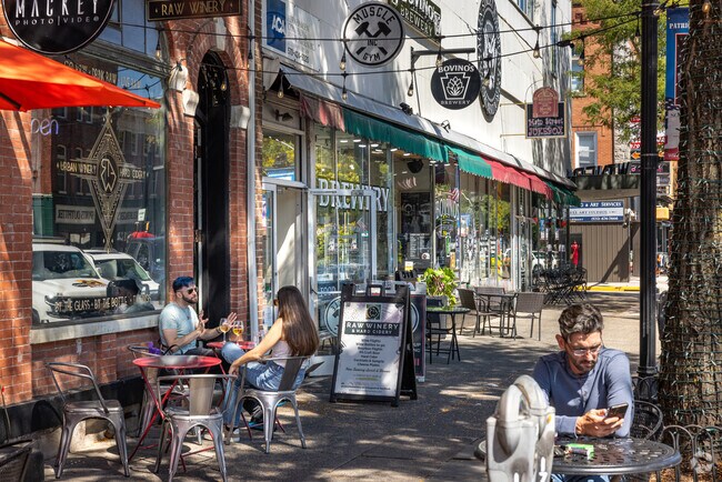 Downtown East Stroudsburg - nearby to Lake Valhalla - is always bustling with activity and life.