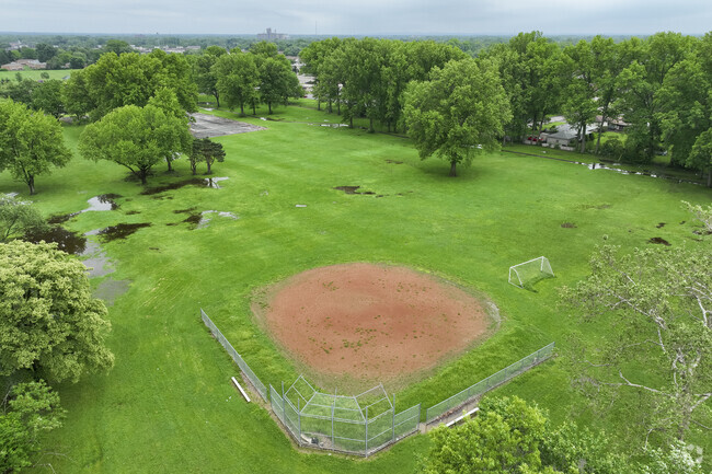 The baseball field at Johnson Park Middle School in Eastmoor.