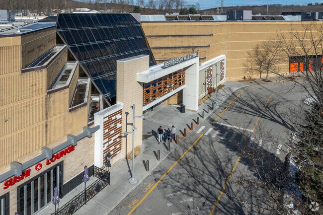 On the north side of town, residents can shop at the two-story Jefferson Valley Mall.