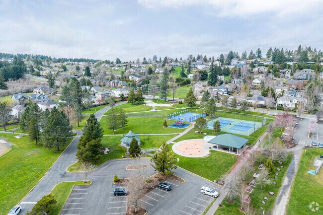 Happy Valley Park has forest trails, playgrounds and a skatepark.