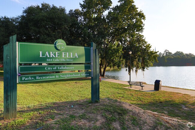 Lake Ella is located at 645 Lake Ella Dr., Tallahassee, FL 32308.
