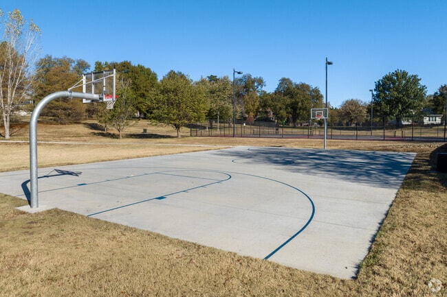 Get your friends together for a game of basketball in College Hill Park near Longview.