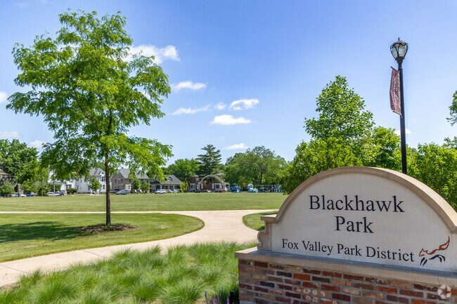 Blackhawk Park is located within the center of a neighborhood in Near West Galena.