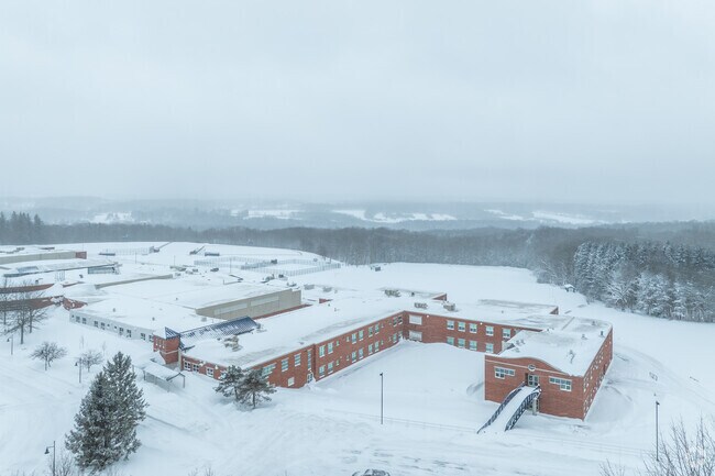 Students hit the books at Chautauqua Lake Secondary School.