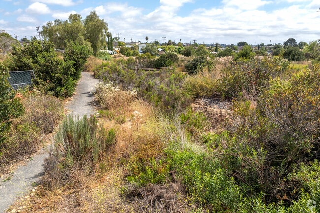 The Taft Trailhead to Ruffin Canyon Trail in Serra Mesa.