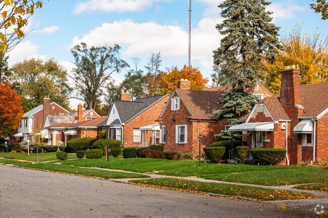Homes neatly line the streets of Blackstone Park.