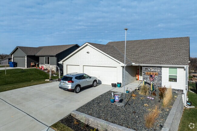 Blair has many modern homes within it's neighborhoods.