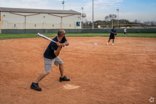 Wilkie Park in Jacinto City offers a public baseball field for people of all ages to play on.