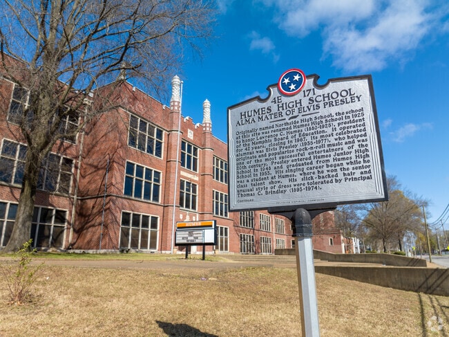 Before it was Humes Middle School, Humes High School gave Elvis Presley his education.