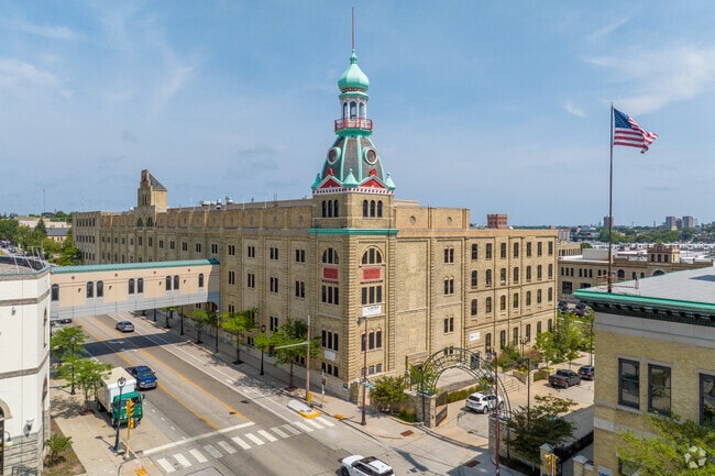 Golda Mier School, located in Halyard Park, serves grades 3-12 and receives an A- from Niche.