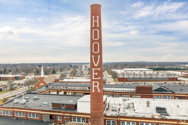 North Canton is home to the original Hoover Vacuum Compnay and factory.