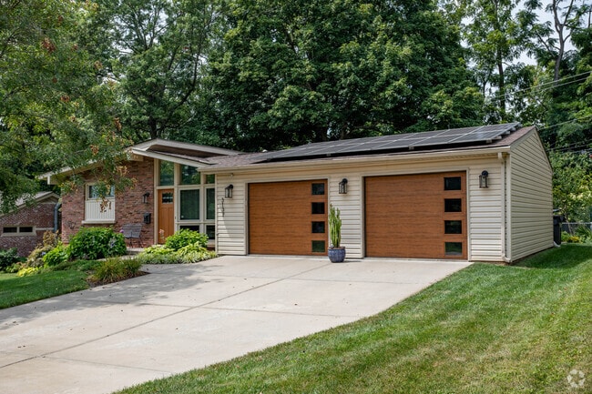 Many ranch homes in Lansdowne are renovated with mid-century/modern style features.