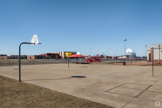 North Rock Creek Intermediate School provides plenty of space for the kids to run and play.