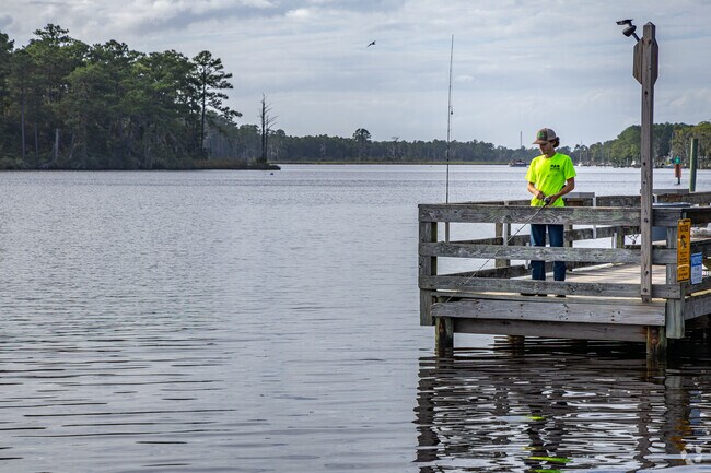 Fishing is a favorite pastime for residents of Havelock's Cherry Branch.