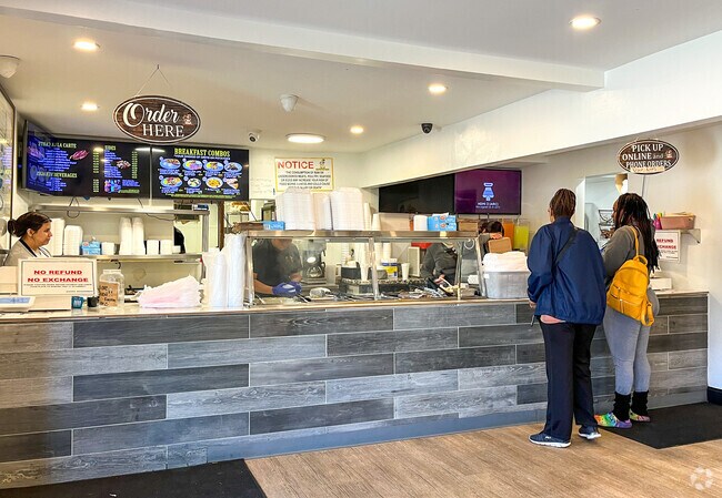 Gutbusters in Candler-McAfee is a local favorite for hearty Southern-style breakfasts with generous portions and quick service.