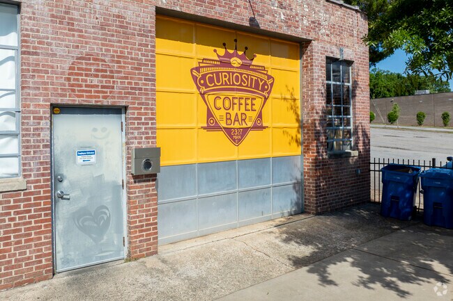 Curiosity Coffee Bar near Seminary Ridge has beer, wine, tea, and food with local ingredients.