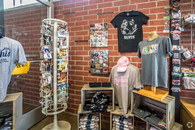 Browse for a memento of Memphis at one of the many souvenir shops along Elvis Presley Blvd.