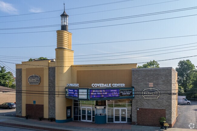 This former cinema is now the home of the Covedale Center for the Performing Arts.