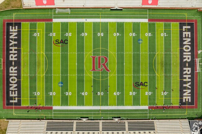 Saint Stephens locals can attend the popular Lenoir-Rhyne University football games nearby.