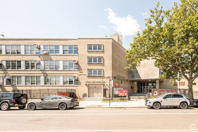 Van Siclen Community Middle School  serves 6-8 plus SE in East New York.