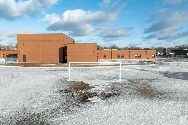 Caldwell Elementary School has a small soccer field.
