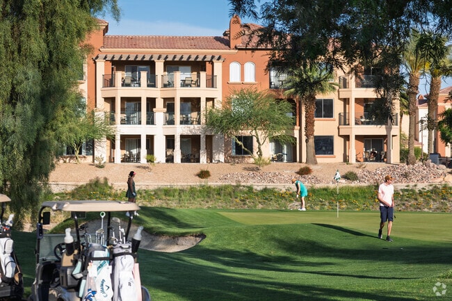 Enjoy a round of golf at Marriott Shadow Ridge near the University Neighborhood.