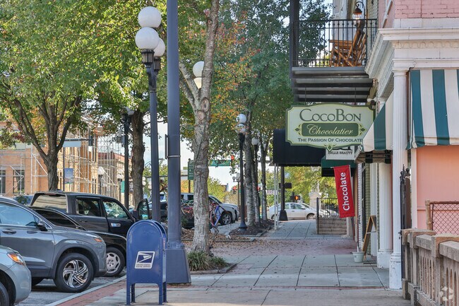 Downtown Anderson has a small town feel with all the conveniences of a larger city.