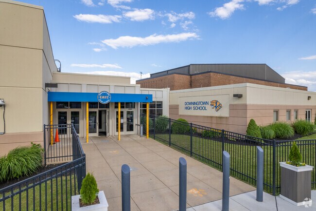 Downingtown High School East serves roughly 1,700 students from the surrounding area.