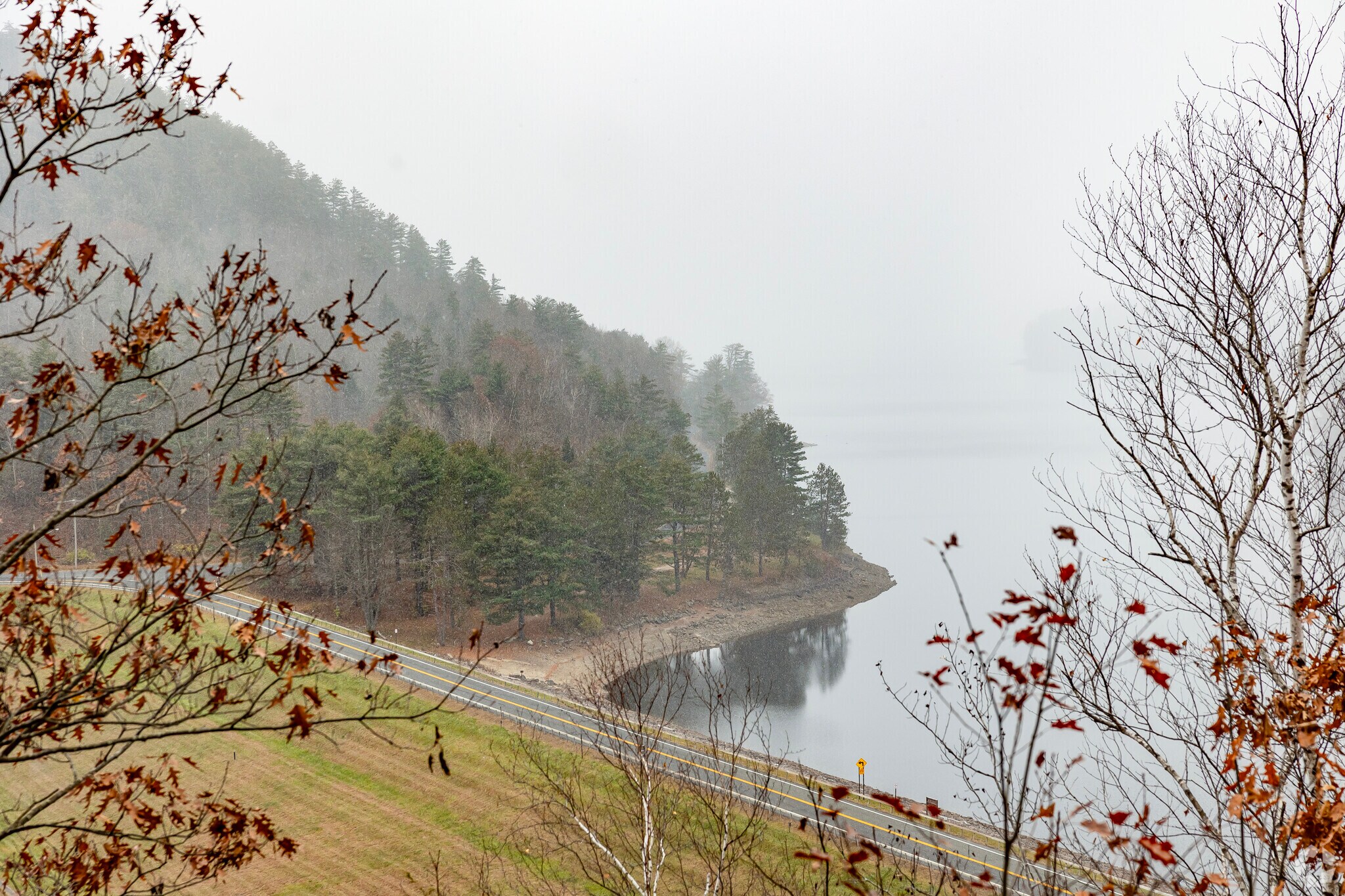 The Hadley overlook on North Shore Road looks out over the Great Sacandaga Resevoir.