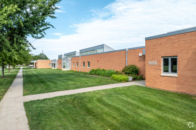 The modern building of Tate Alternative High School ensures the best learning practices.