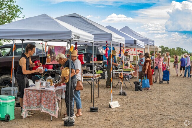 During the summer months, the Eldorado Farmers’ Market is held every Friday.
