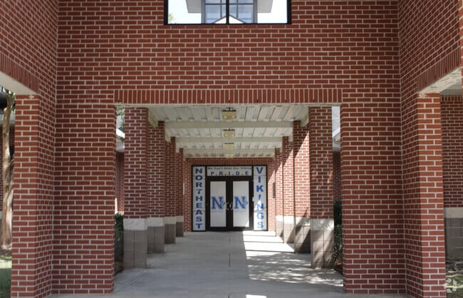 Northeast High School is the home of the Northeast Vikings in Brownsfield Central.