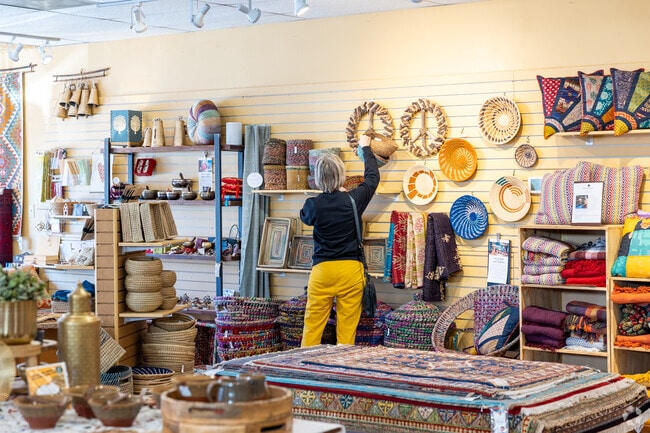Ten Thousand Villages is a local favorite for fair-trade items from all over the world.