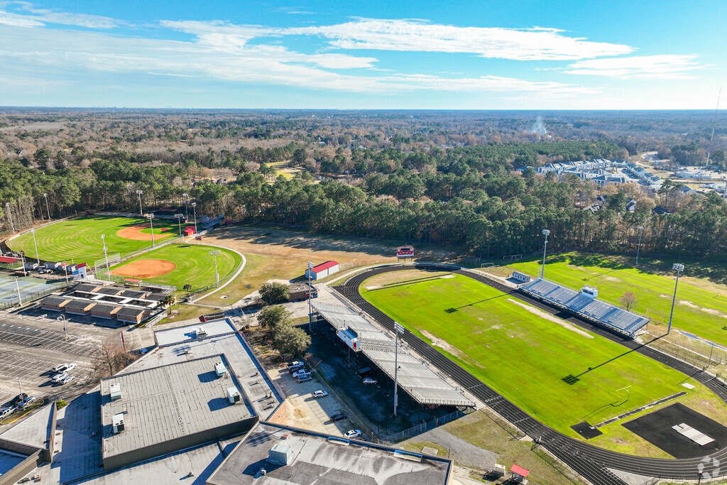 Stratford High offers athletic fields for students who participate in after school sports.