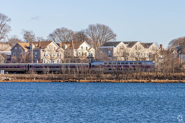 You can see the Commuter Rail T pass through North Salem.