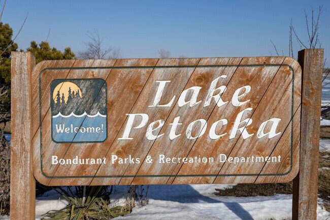 Lake Petocka features excellent fishing and beautiful walking trails.